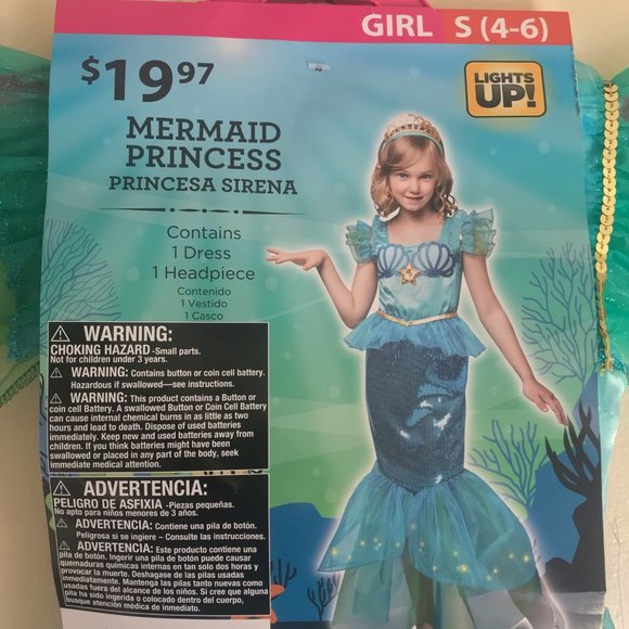 Other - Kids Mermaid Princess Costume